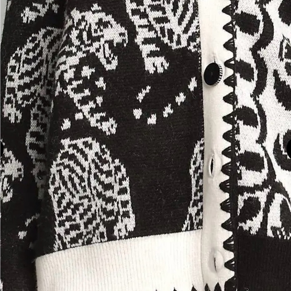 FARM Rio Monochrome Patterned Cardigan - Picture 4 of 4